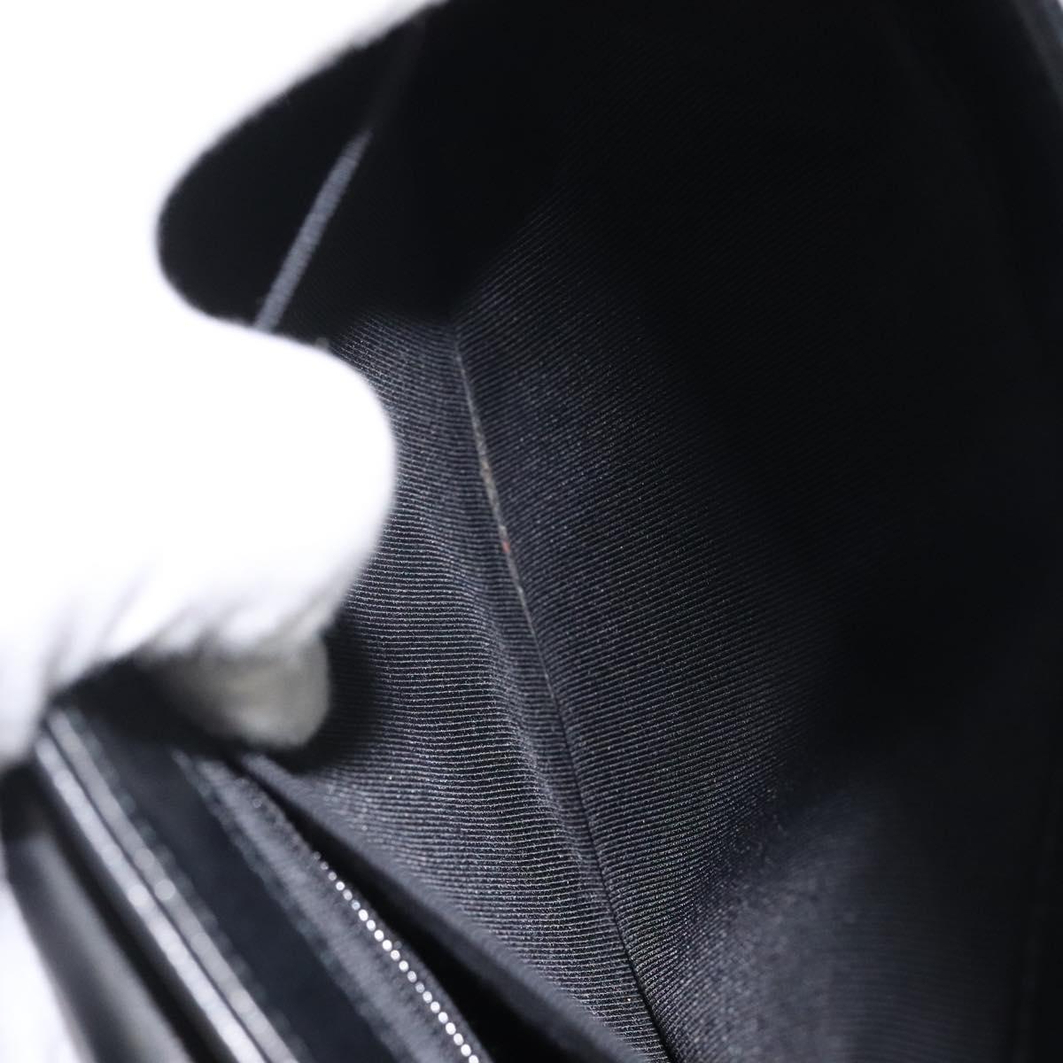 GIVENCHY Hand Bag Leather Black Auth bs25658