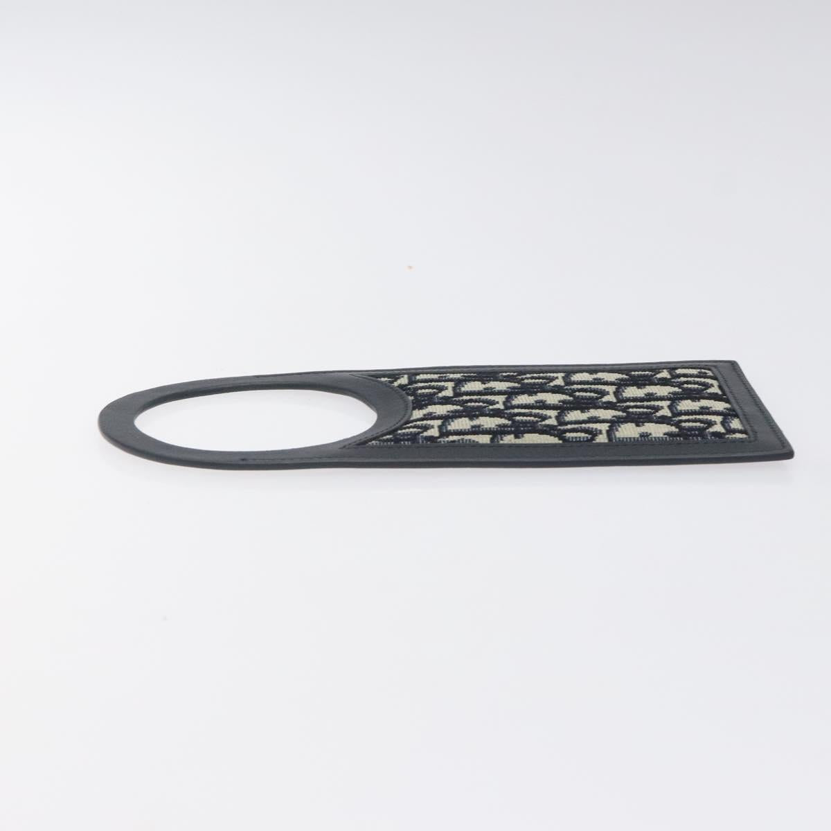 Christian Dior Trotter Canvas Door Knob Plate Navy Auth bs25674