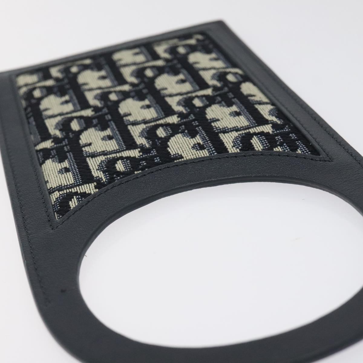 Christian Dior Trotter Canvas Door Knob Plate Navy Auth bs25674