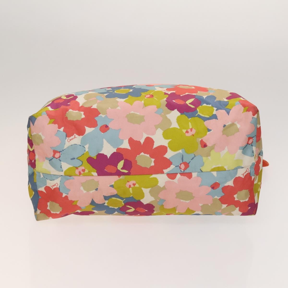 Coach Shoulder Bag Nylon Canvas 3Set Black Beige Orange Auth bs25684