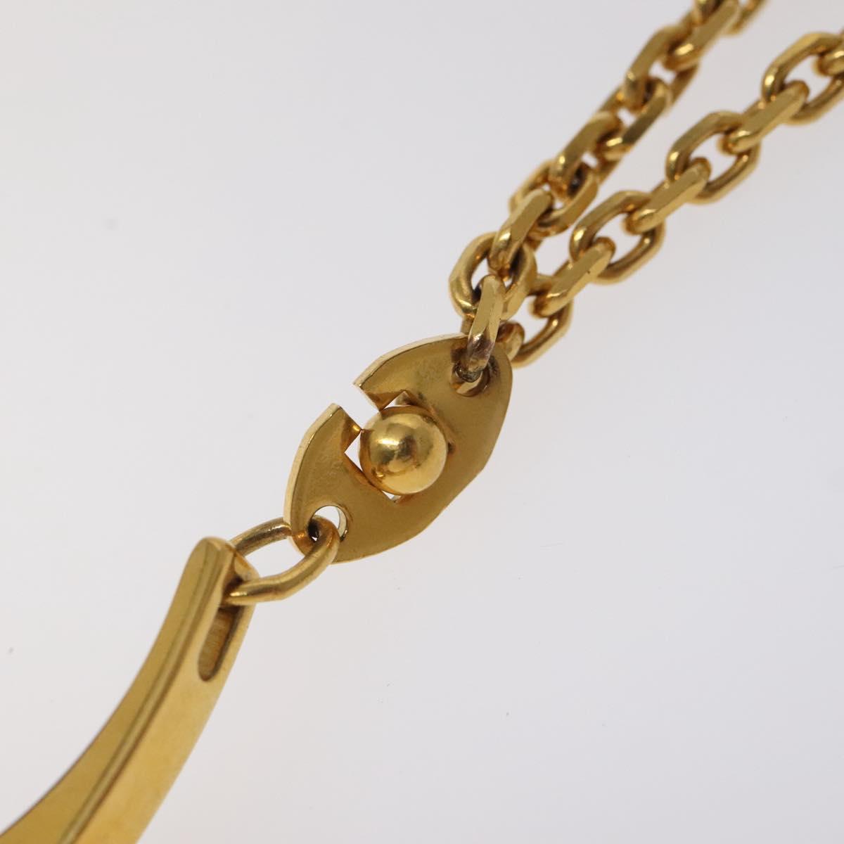 HERMES Glove Holder metal Gold Auth bs25704