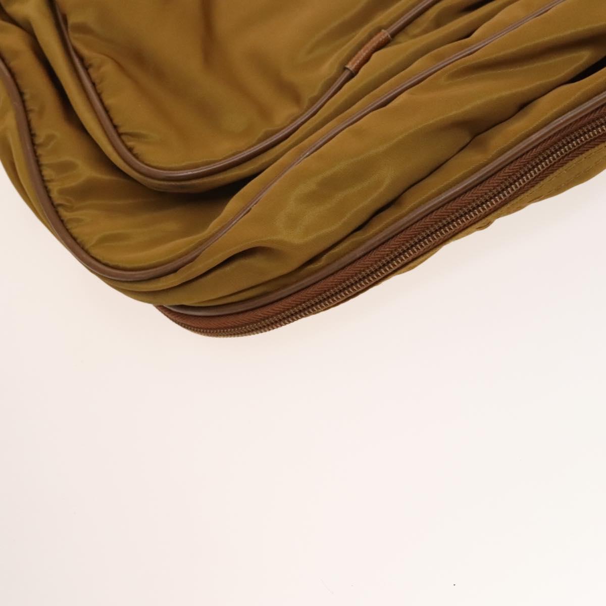 PRADA Garment Cover Nylon Beige Auth bs25728