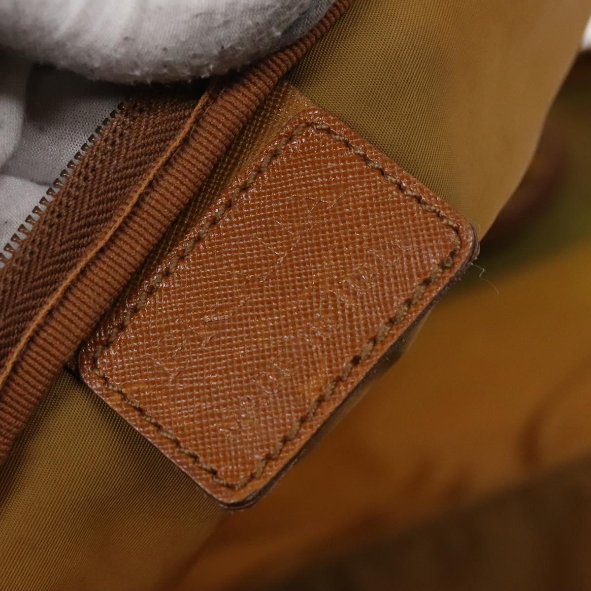 PRADA Garment Cover Nylon Beige Auth bs25728