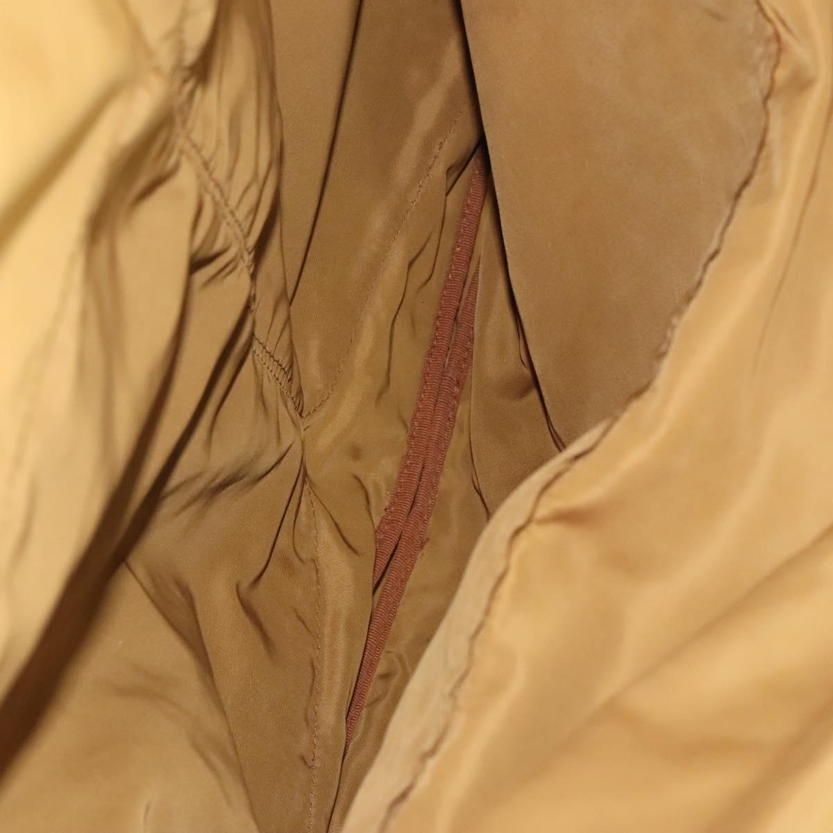 PRADA Garment Cover Nylon Beige Auth bs25728