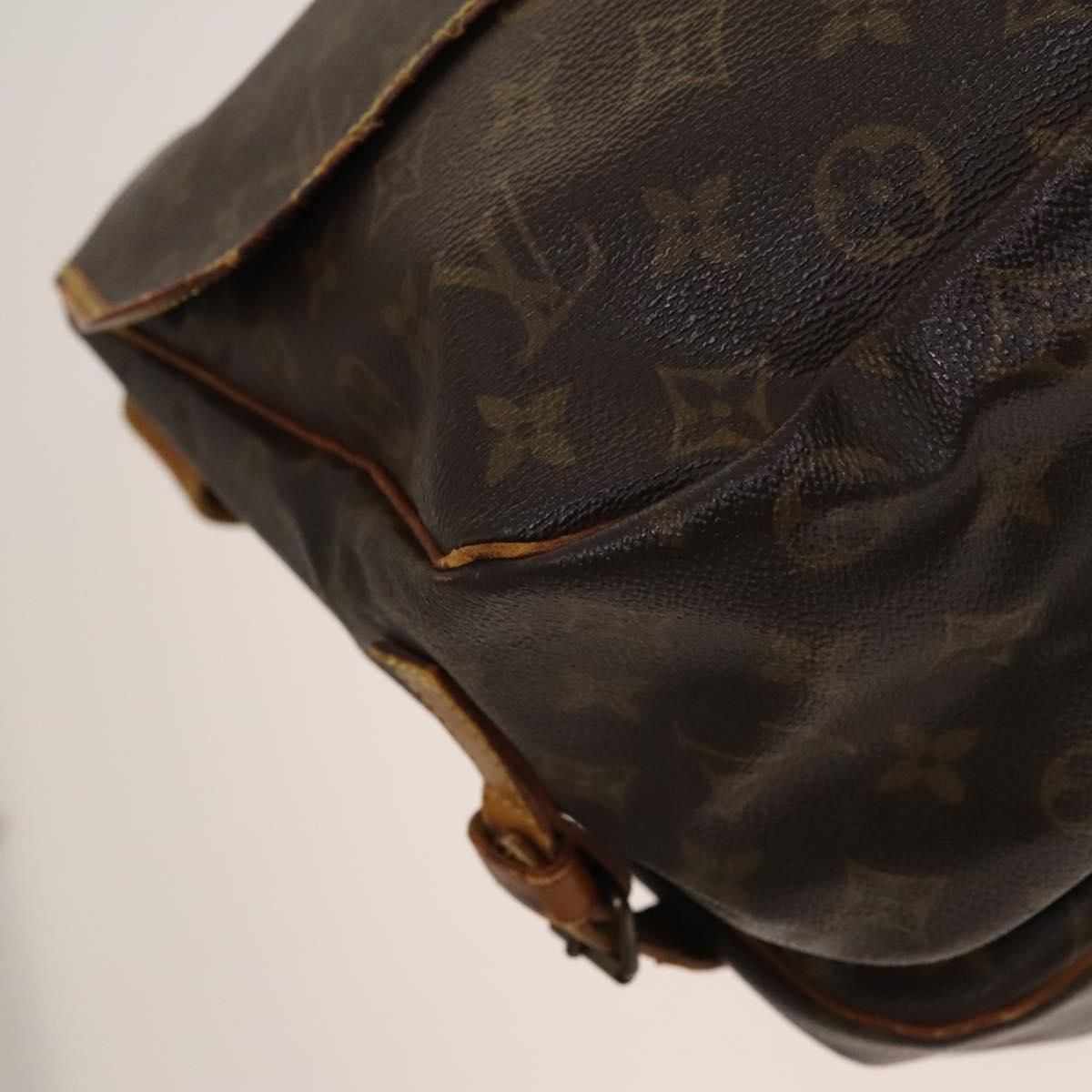 LOUIS VUITTON Monogram Saumur 35 Shoulder Bag M42254 LV Auth bs25771