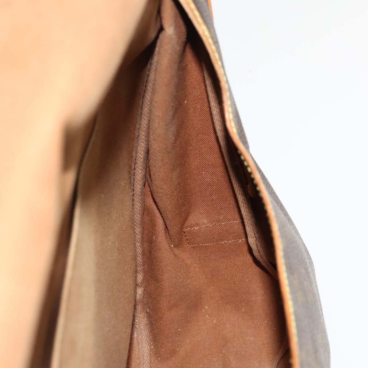 LOUIS VUITTON Monogram Saumur 35 Shoulder Bag M42254 LV Auth bs25771