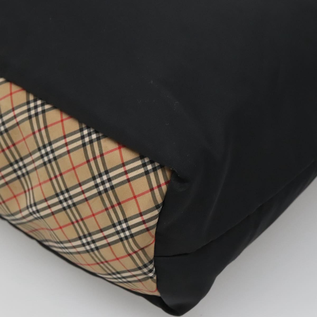 BURBERRY Shoulder Bag Nylon Black Auth bs25865