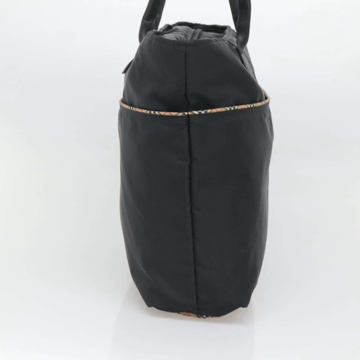 BURBERRY Shoulder Bag Nylon Black Auth bs25865