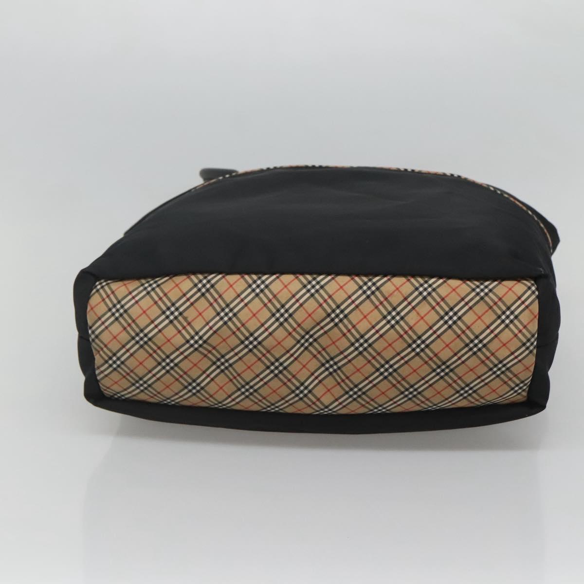 BURBERRY Shoulder Bag Nylon Black Auth bs25865