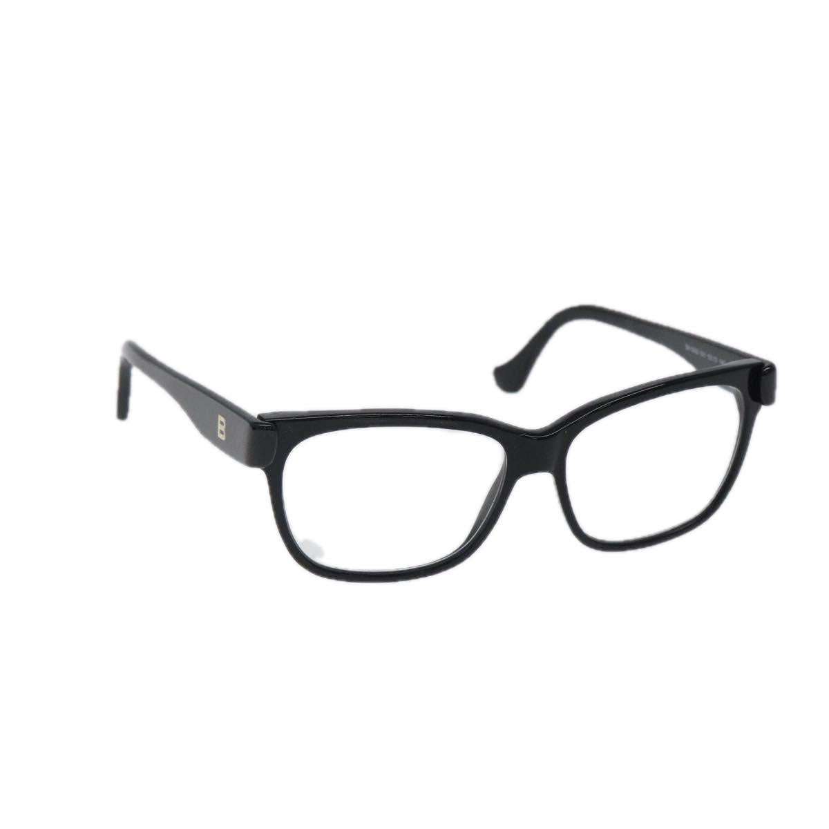 BALENCIAGA Glasses Plastic Black Auth bs25887