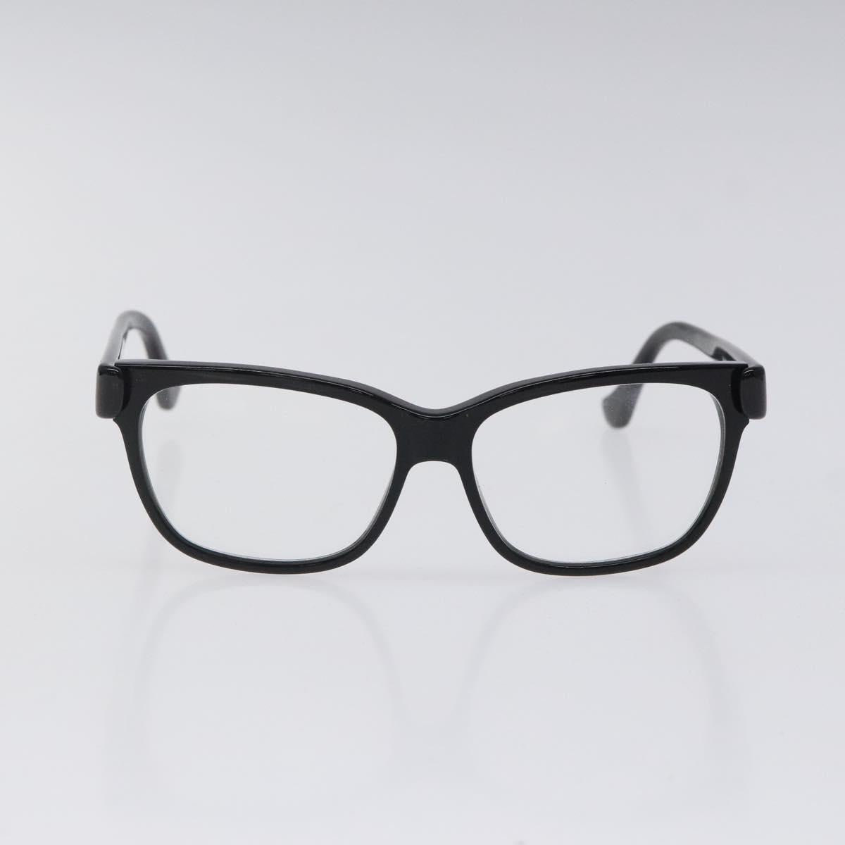 BALENCIAGA Glasses Plastic Black Auth bs25887