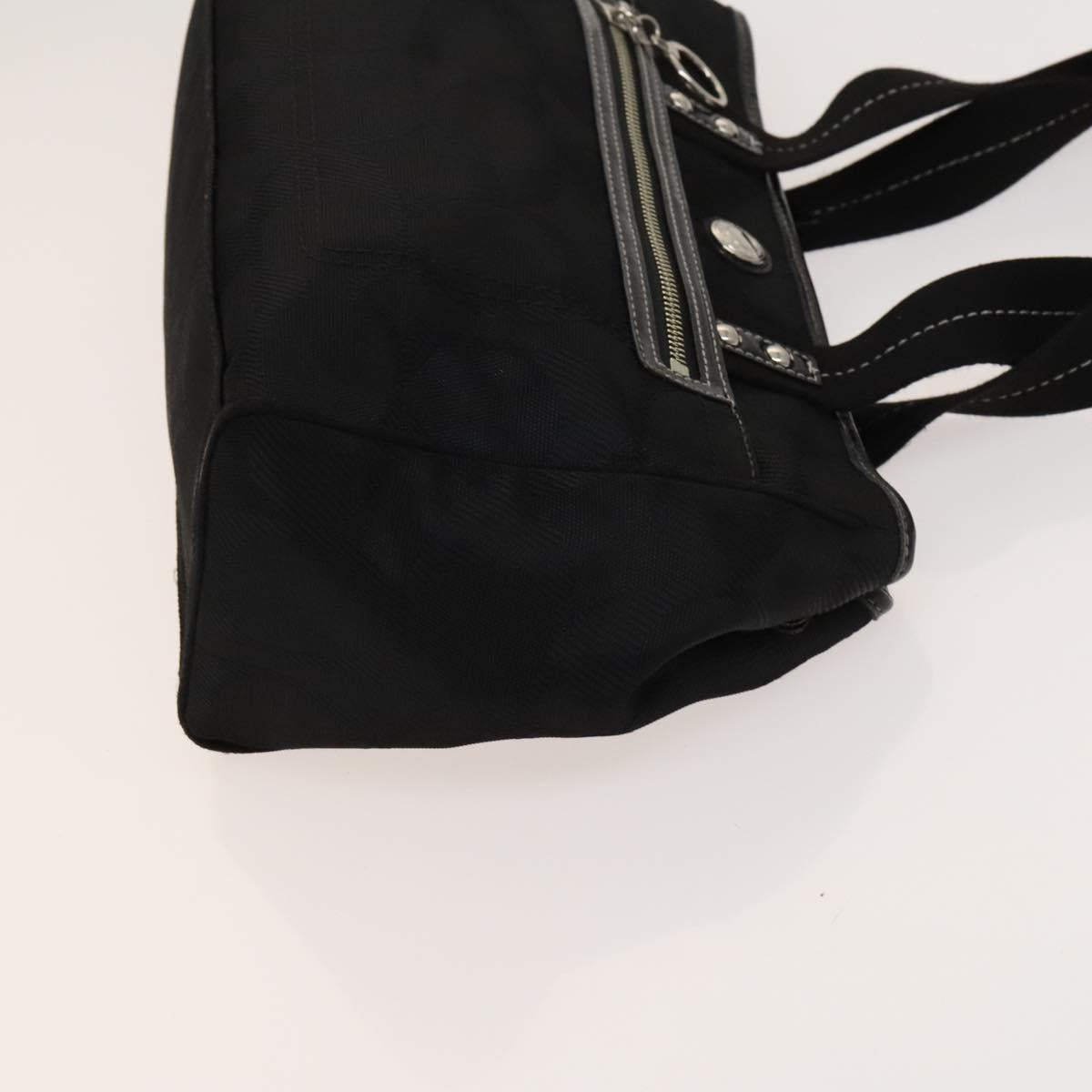 Coach Signature Bag Nylon Canvas 2Set Black Gray Auth bs25898