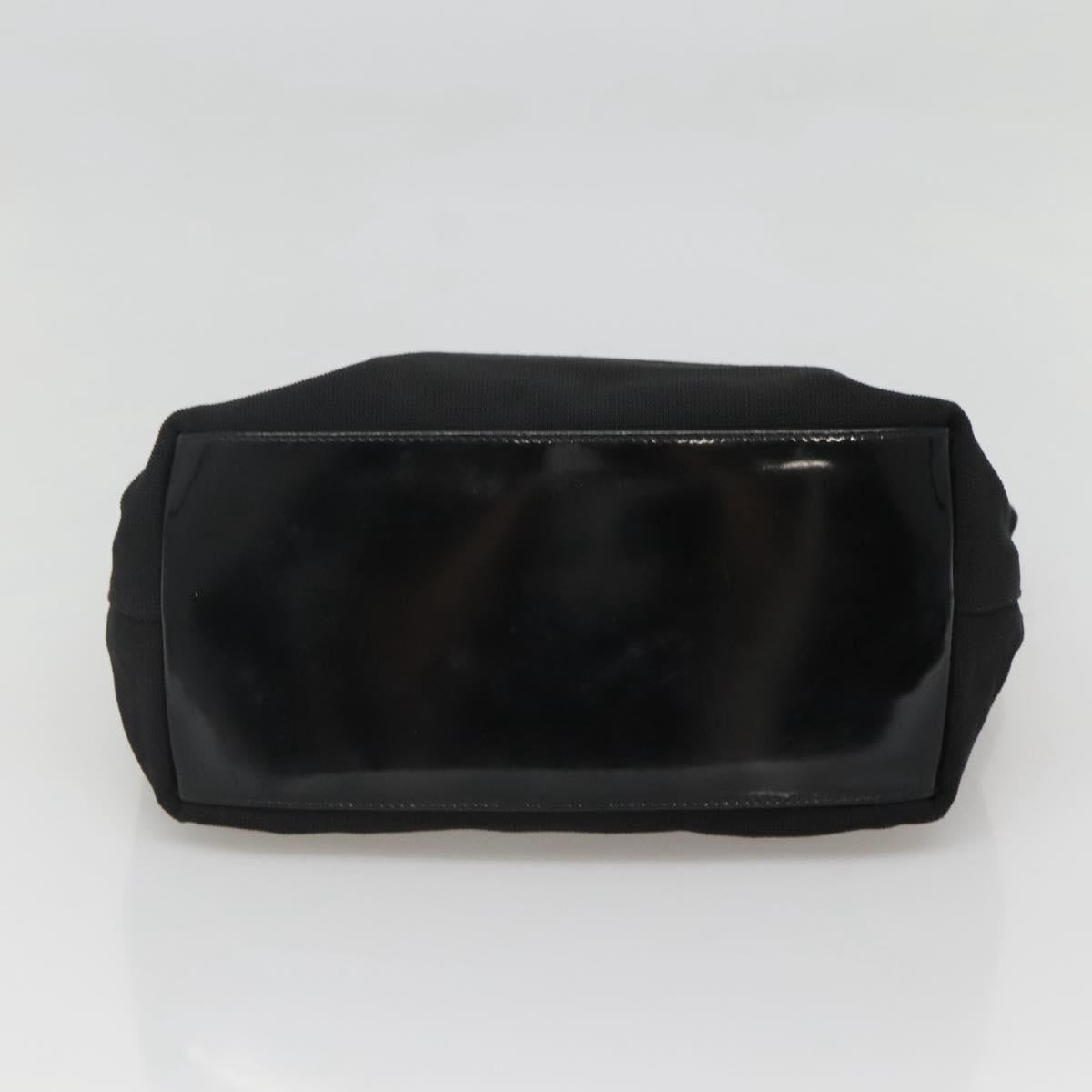 GUCCI Shoulder Bag Nylon Metal Black Silver 001 3298 Auth bs25925