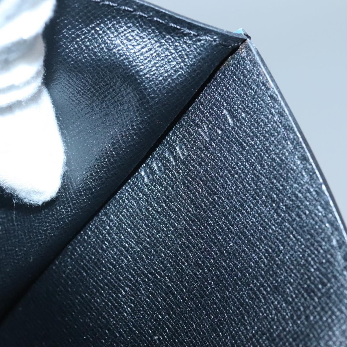 LOUIS VUITTON Epi Montaigne 27 Clutch Bag Blue M52655 LV Auth bs25949