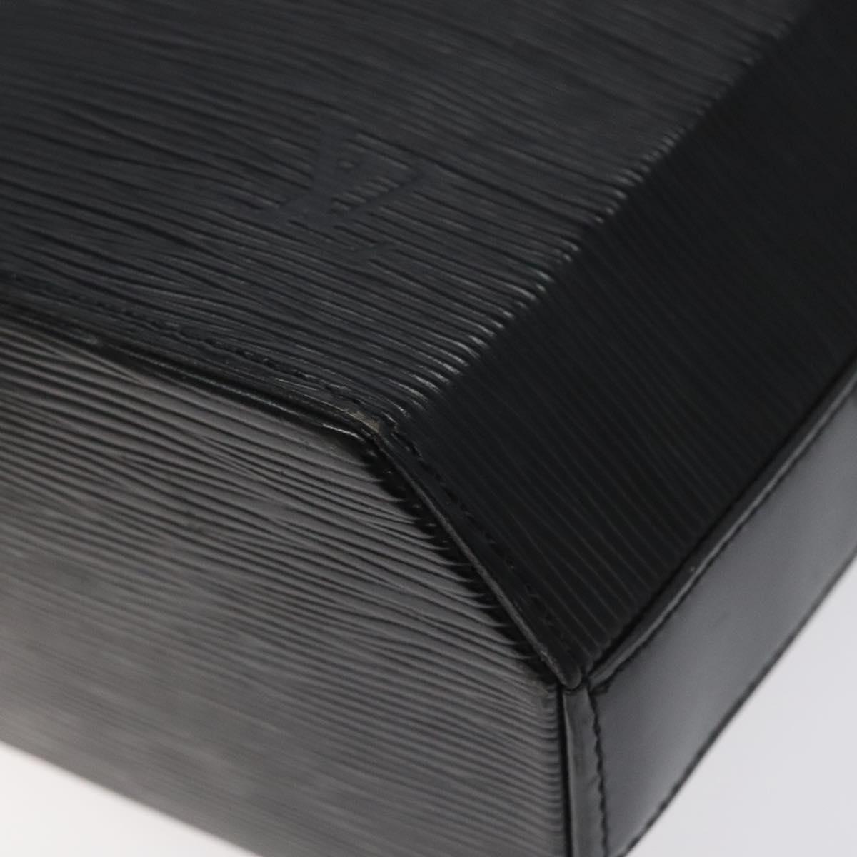 LOUIS VUITTON Epi Sac Seau Shoulder Bag Black M80161 LV Auth bs25950