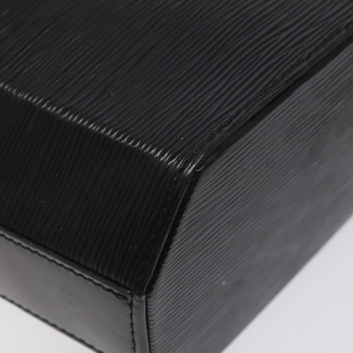 LOUIS VUITTON Epi Sac Seau Shoulder Bag Black M80161 LV Auth bs25950