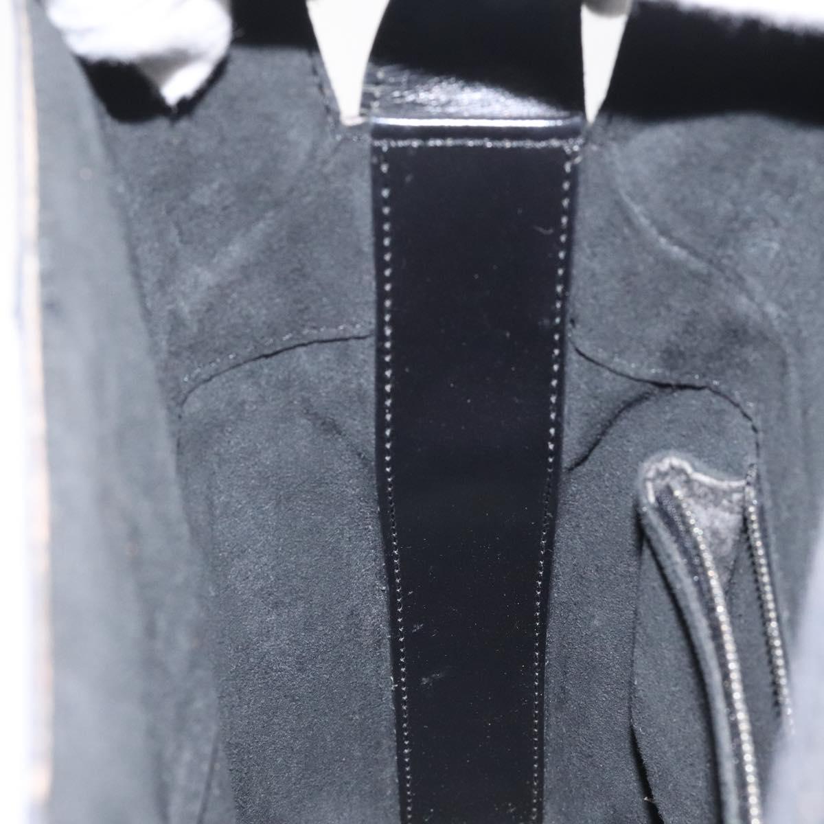 LOUIS VUITTON Epi Sac Seau Shoulder Bag Black M80161 LV Auth bs25950