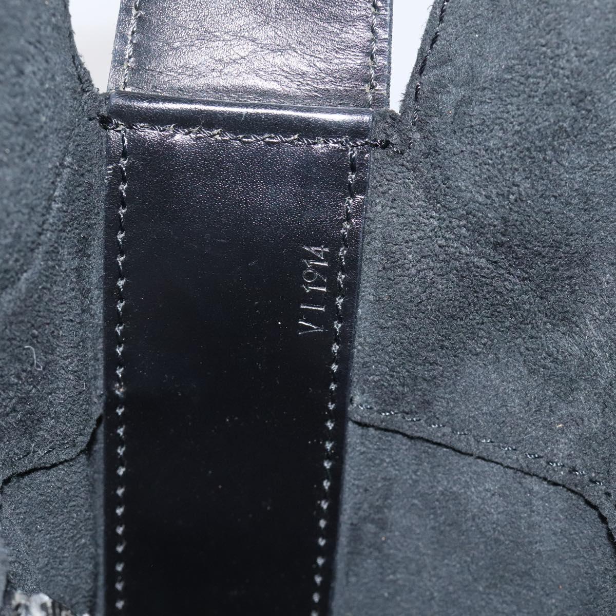 LOUIS VUITTON Epi Sac Seau Shoulder Bag Black M80161 LV Auth bs25950