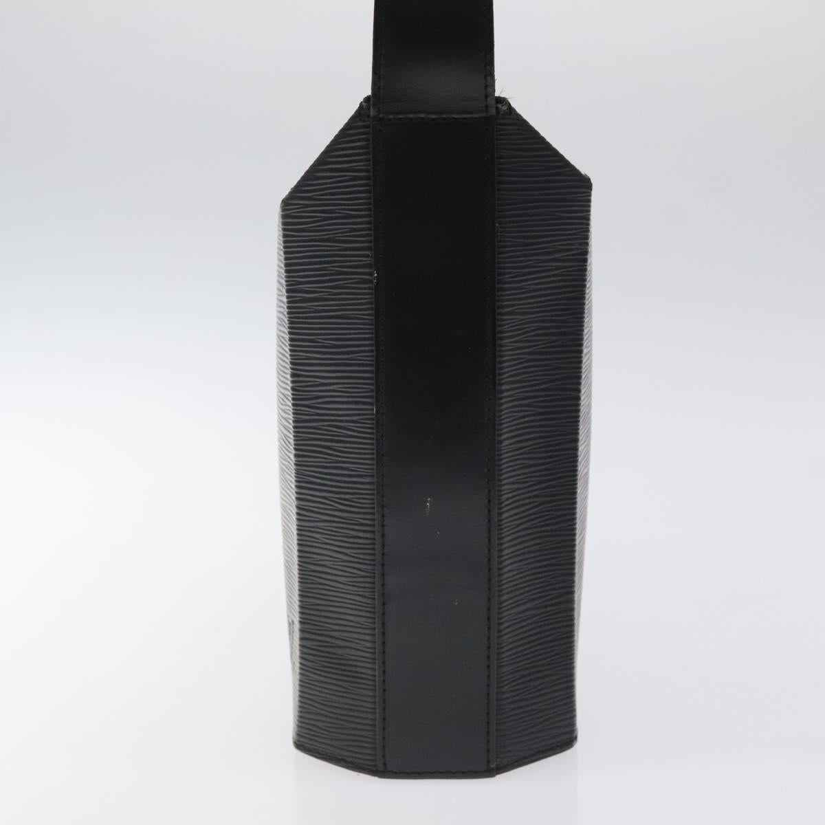 LOUIS VUITTON Epi Sac Seau Shoulder Bag Black M80161 LV Auth bs25950