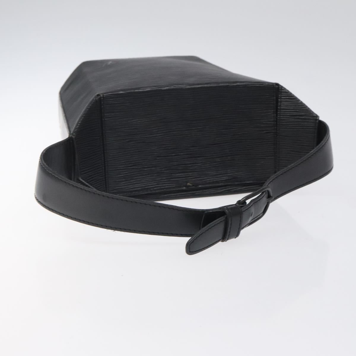 LOUIS VUITTON Epi Sac Seau Shoulder Bag Black M80161 LV Auth bs25950