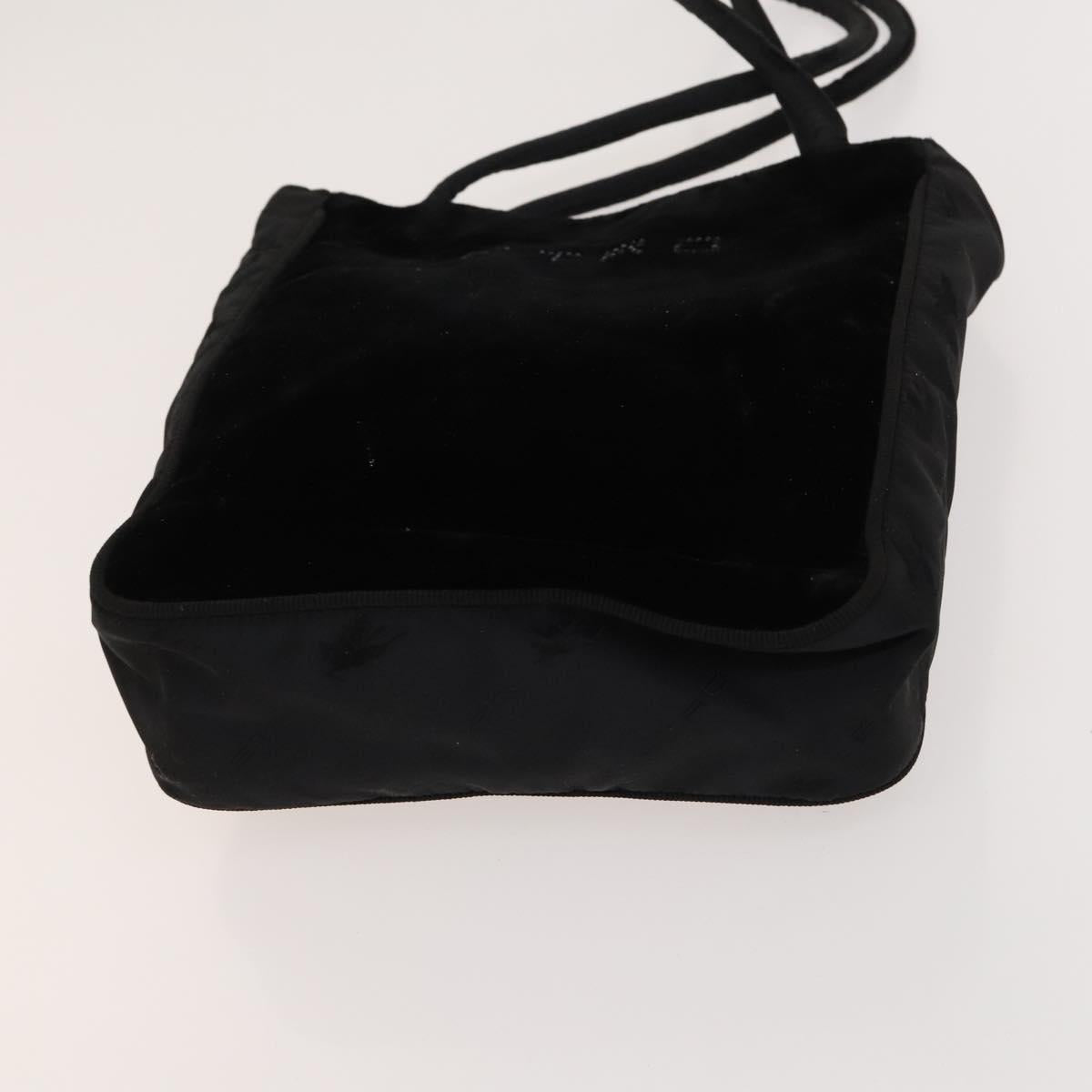 ETRO Hand Bag PVC Nylon 4Set Brown Black Auth bs25971