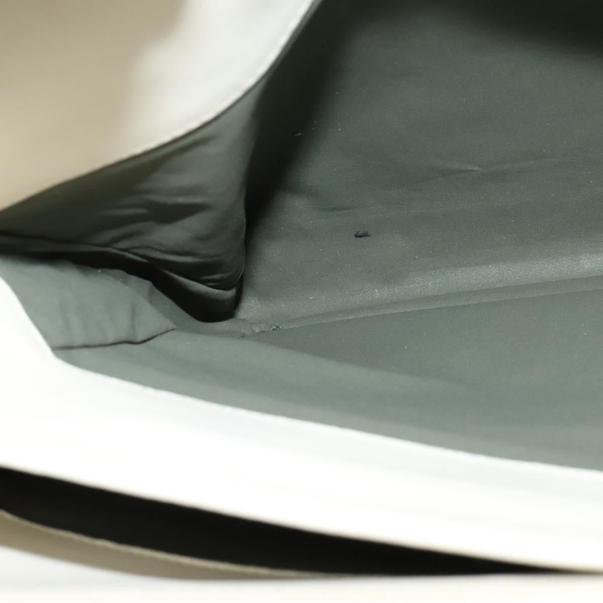 BOTTEGA VENETA Hand Bag Leather White Gold Auth bs25987