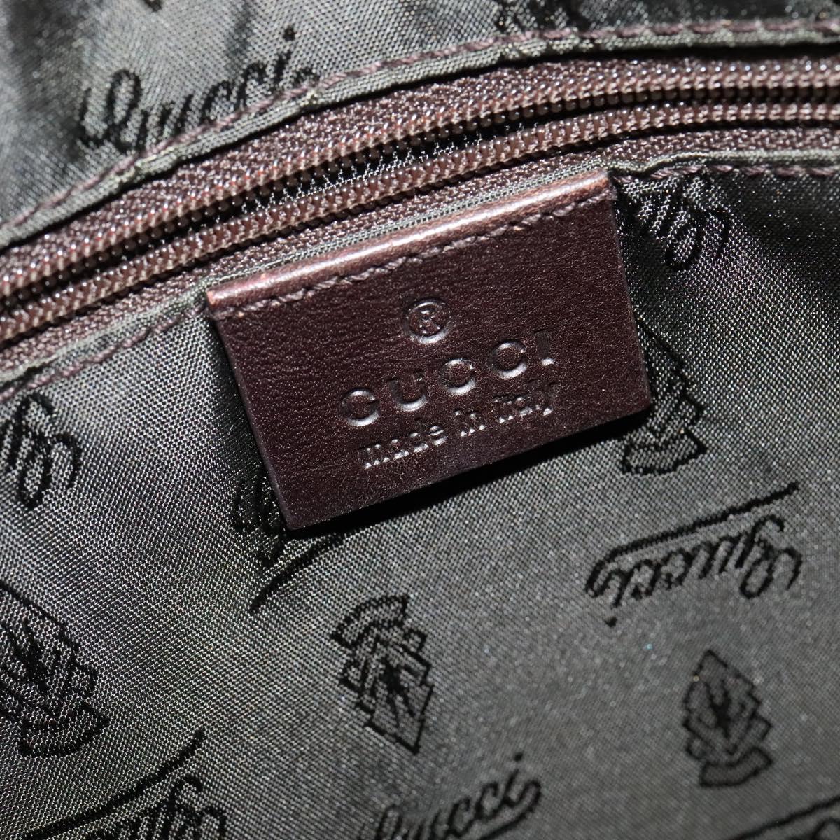 GUCCI GG Crystal Tote Bag Coated Canvas Beige Gold 181491 Auth bs25998