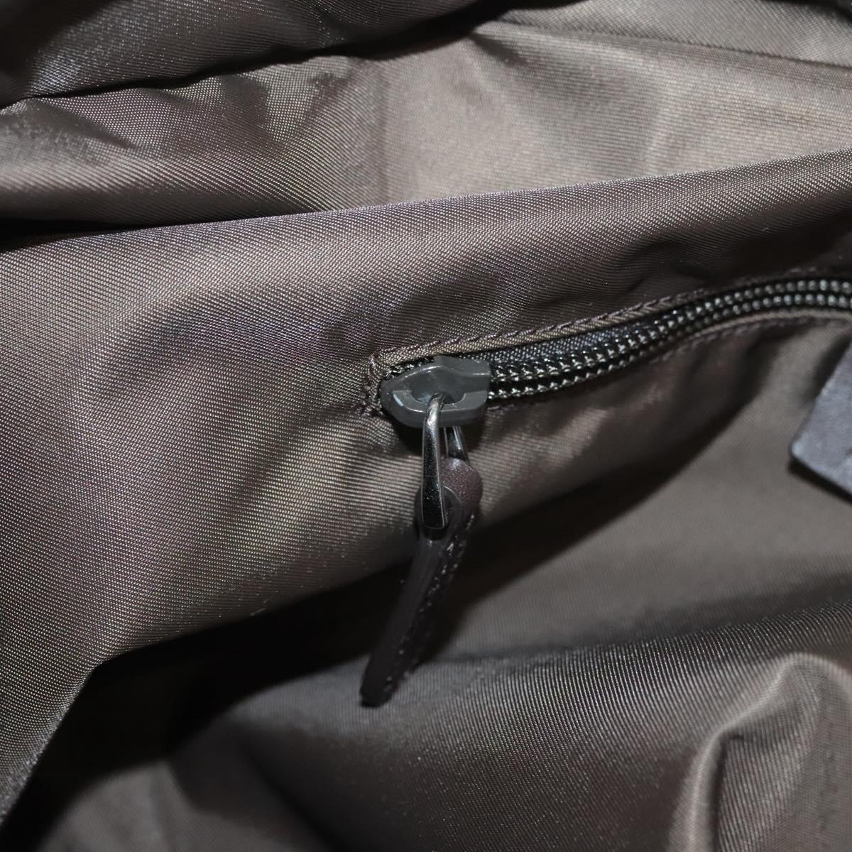 GUCCI GG Canvas Tote Bag Beige Silver 283416 Auth bs25999