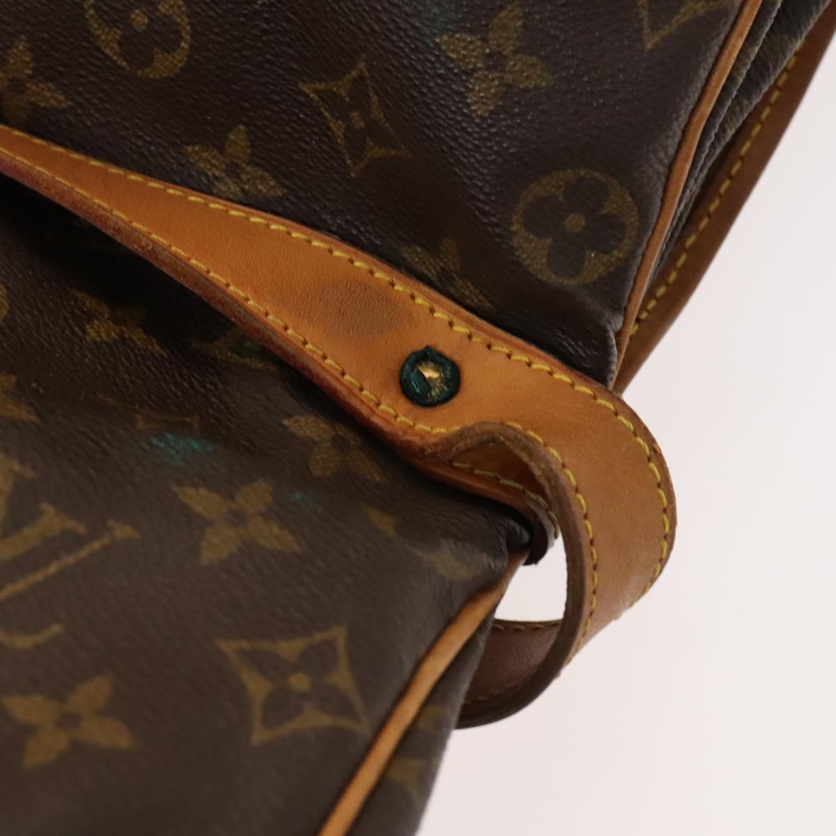 LOUIS VUITTON Monogram Saumur 35 Shoulder Bag M42254 LV Auth bs26029