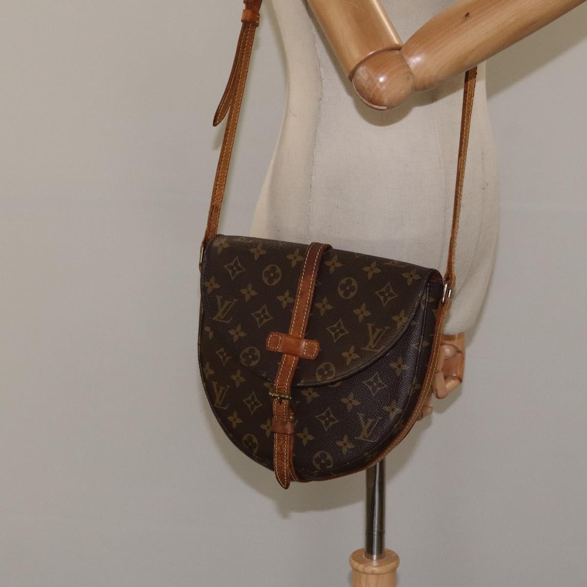 LOUIS VUITTON Monogram Chantilly MM Shoulder Bag M51233 LV Auth bs26036