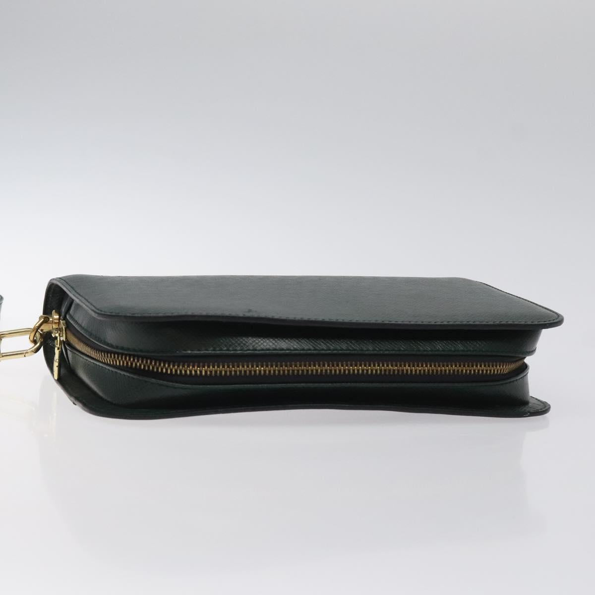 LOUIS VUITTON Taiga Baikal Clutch Bag Epicea M30184 LV Auth bs26039