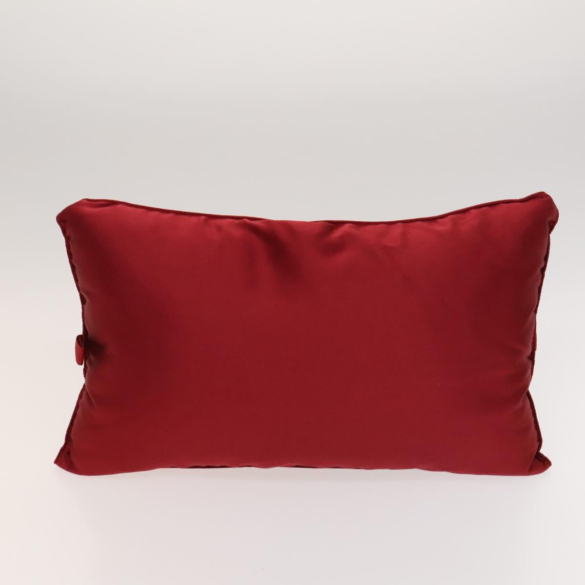 PRADA Pillow Set Silk 2Set Black Auth bs26057