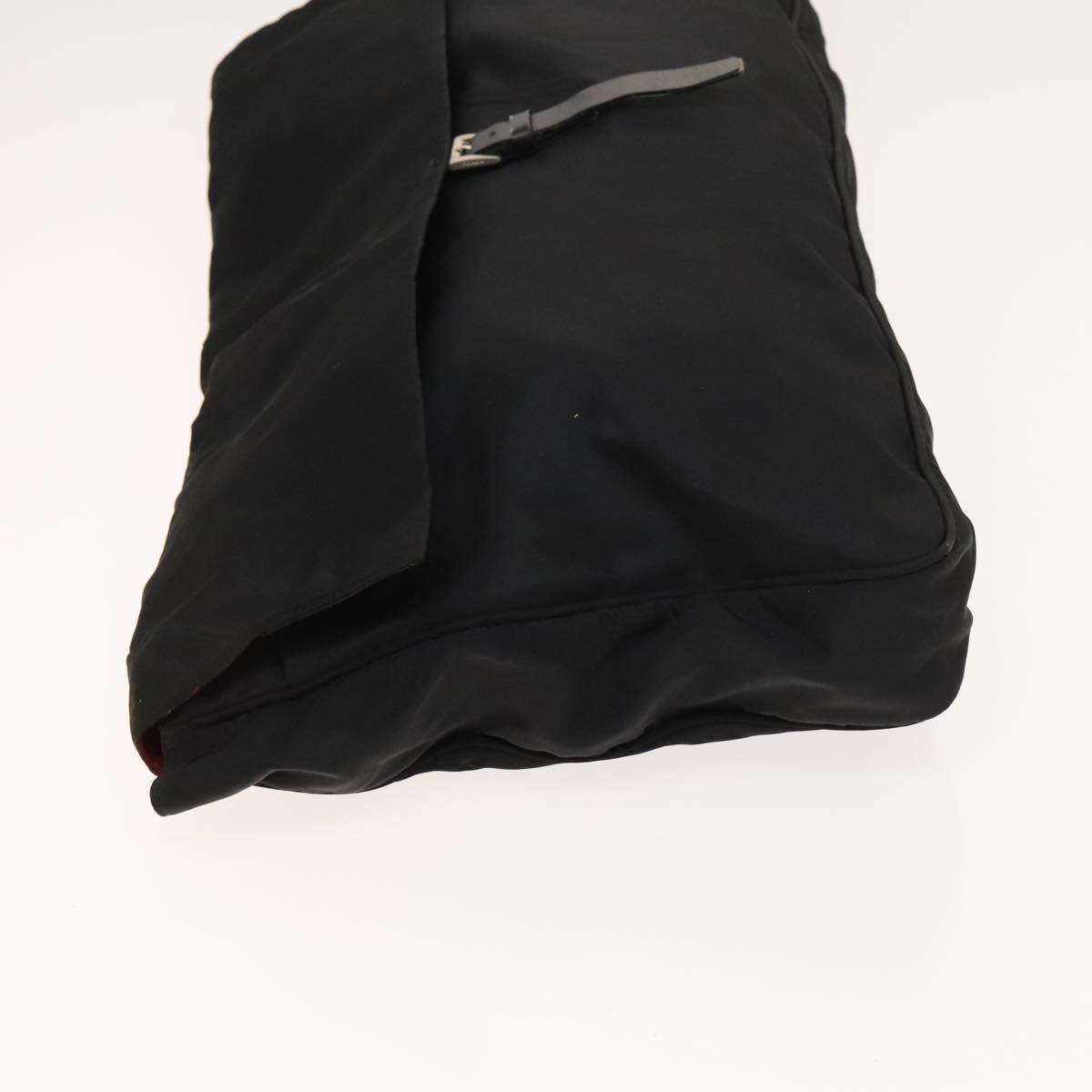 PRADA Pillow Set Silk 2Set Black Auth bs26057