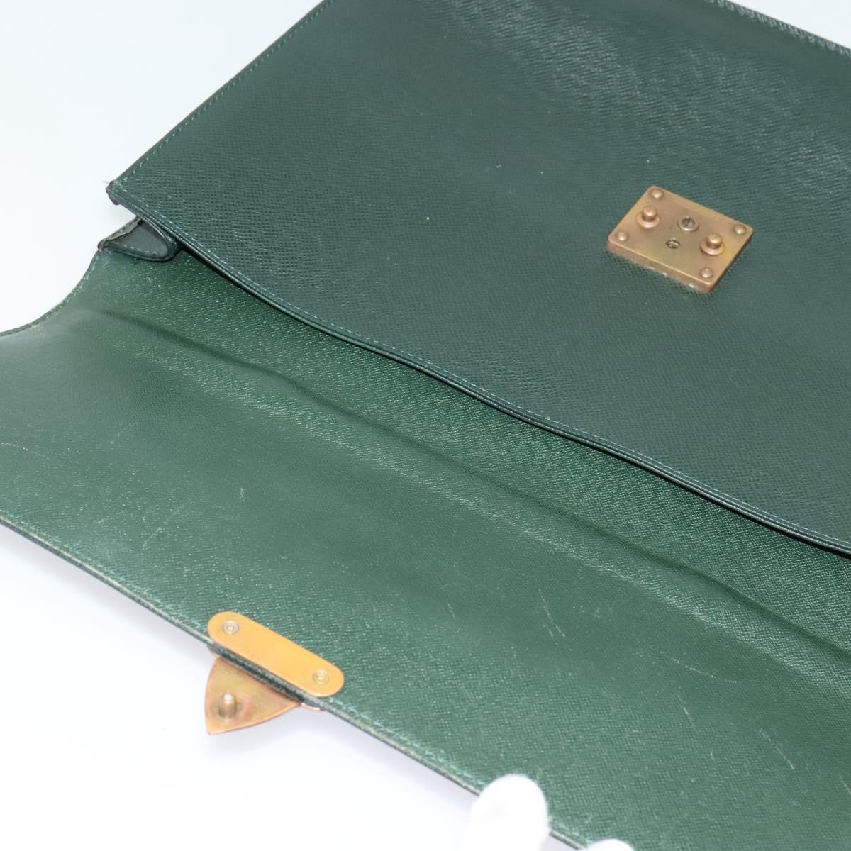LOUIS VUITTON Taiga Serviette Kourad Business Bag Epicea M30074 LV Auth bs26103