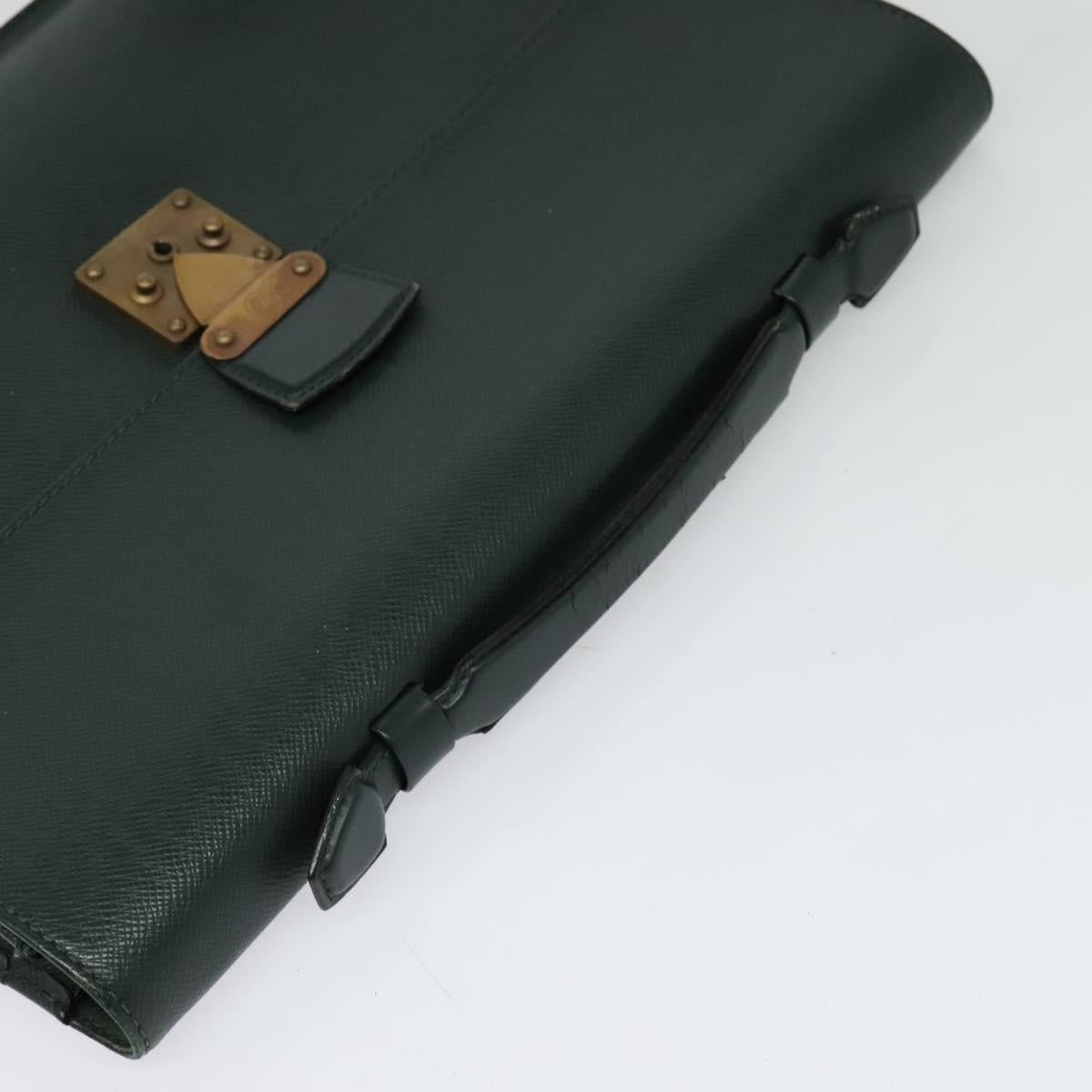 LOUIS VUITTON Taiga Serviette Kourad Business Bag Epicea M30074 LV Auth bs26103