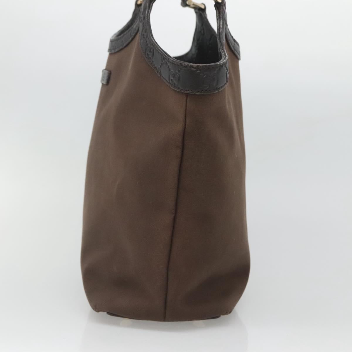 GUCCI Tote Bag Canvas Outlet Brown Gold 279153 Auth bs26148