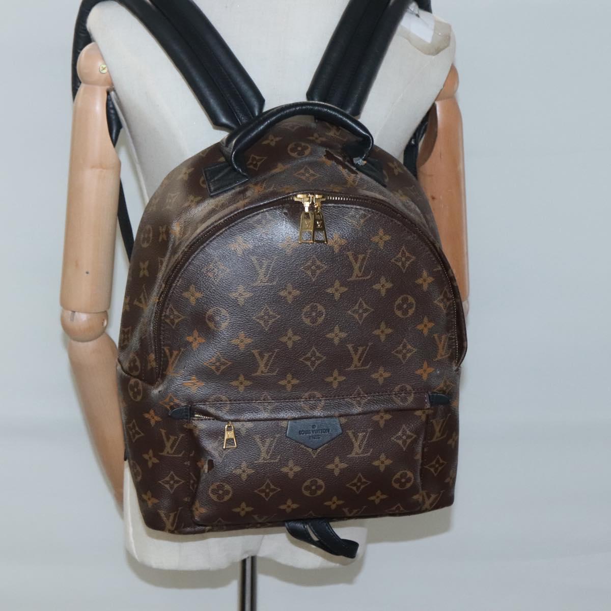 LOUIS VUITTON Monogram Palm Springs MM Backpack M41561 LV Auth bs26166