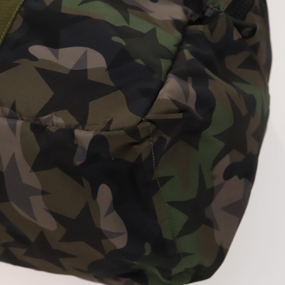 VALENTINO Boston Bag Nylon Camouflage Auth bs26223