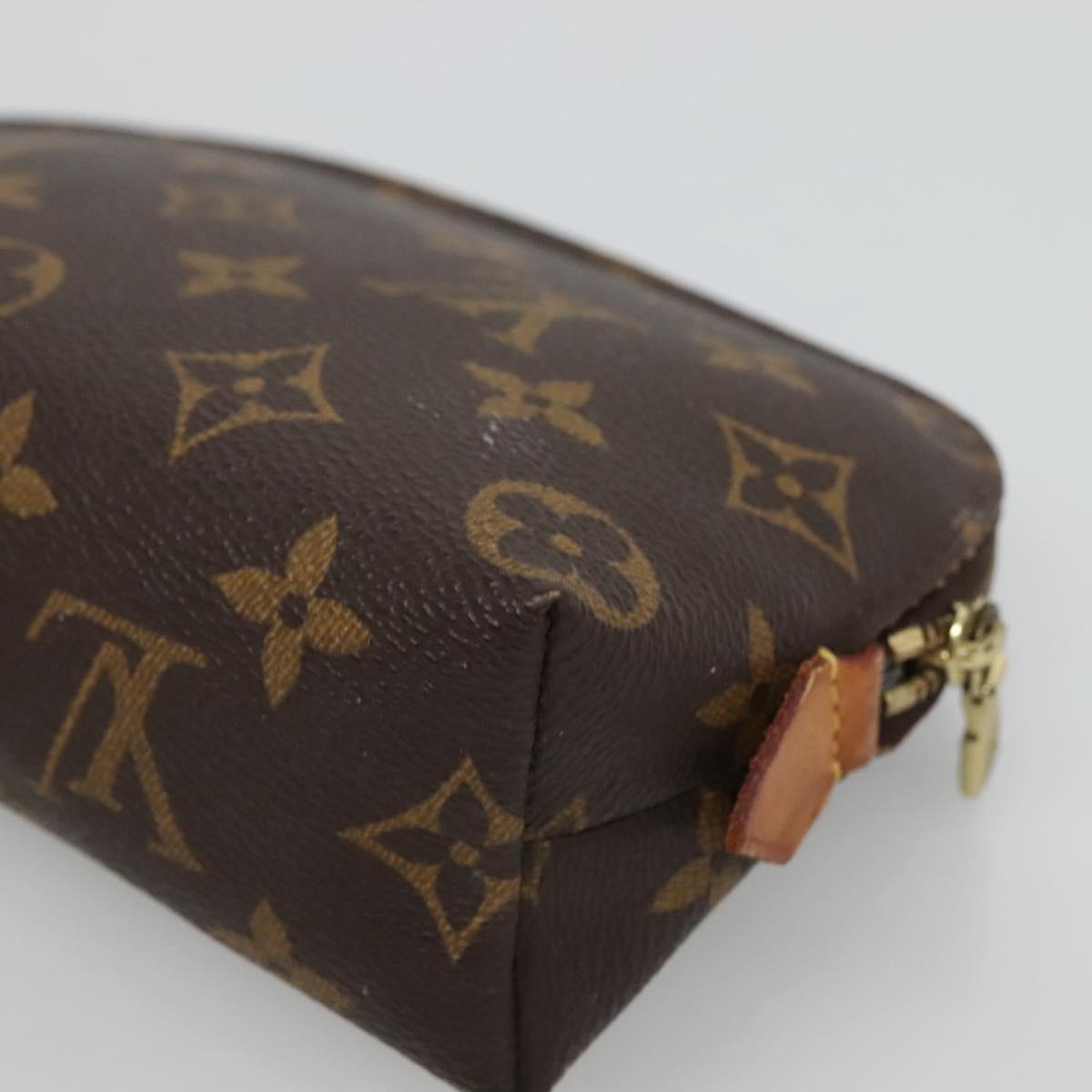 LOUIS VUITTON Monogram Pochette Cosmetic PM Cosmetic Pouch M47515 Auth bs26243