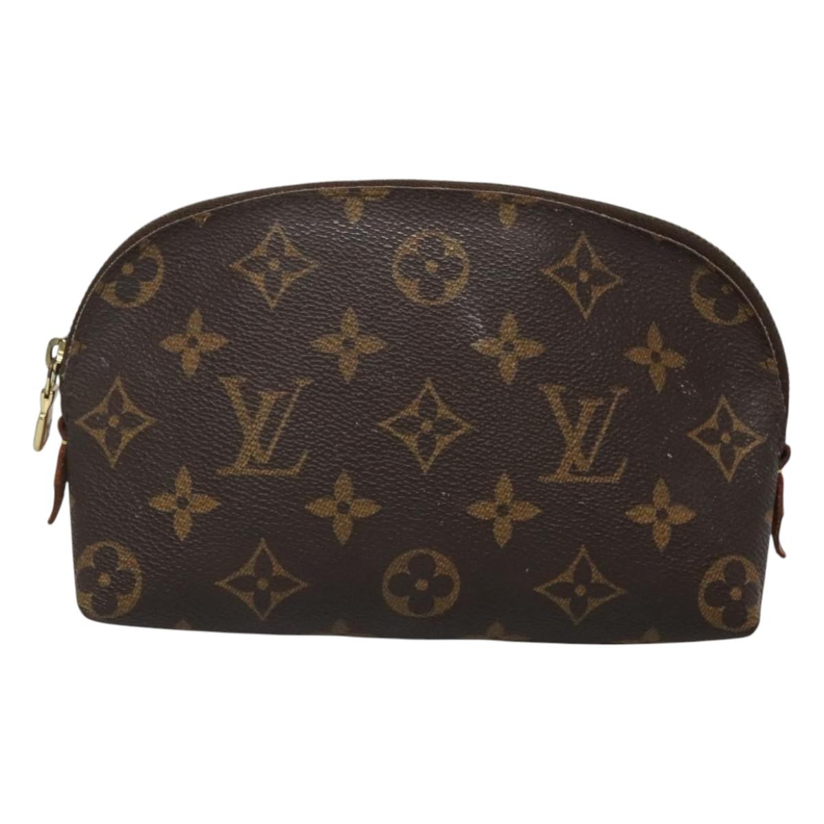 LOUIS VUITTON Monogram Pochette Cosmetic PM Cosmetic Pouch M47515 Auth bs26243