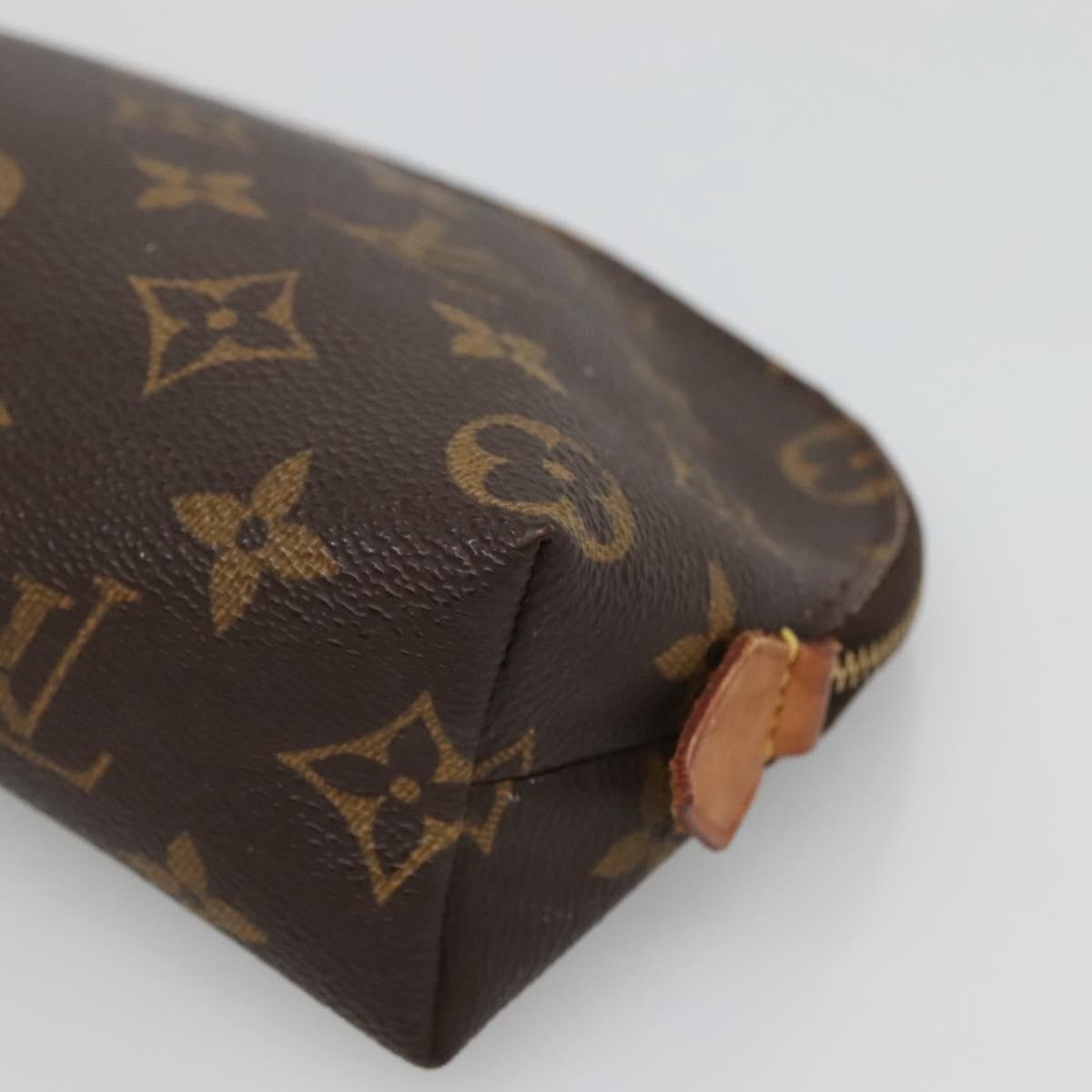 LOUIS VUITTON Monogram Pochette Cosmetic PM Cosmetic Pouch M47515 Auth bs26243