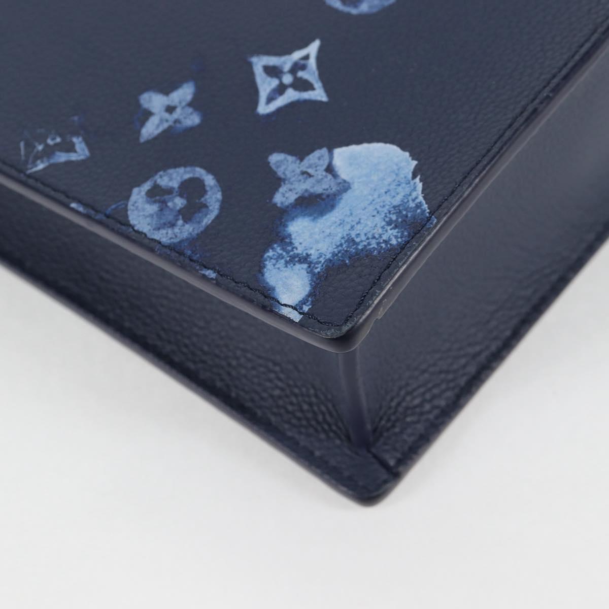 LOUIS VUITTON Water Color Sac Plat messenger Bag Blue M57843 LV Auth bs26245SM