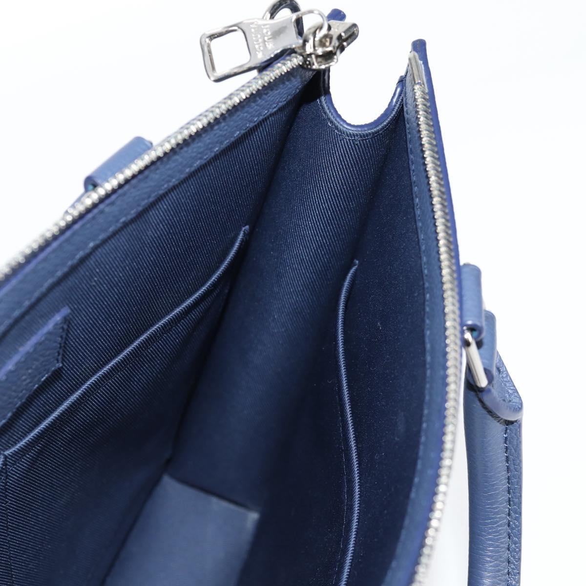 LOUIS VUITTON Water Color Sac Plat messenger Bag Blue M57843 LV Auth bs26245SM