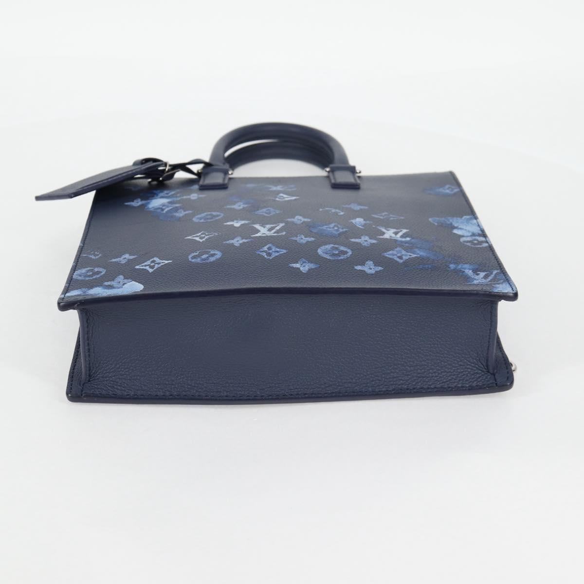LOUIS VUITTON Water Color Sac Plat messenger Bag Blue M57843 LV Auth bs26245SM
