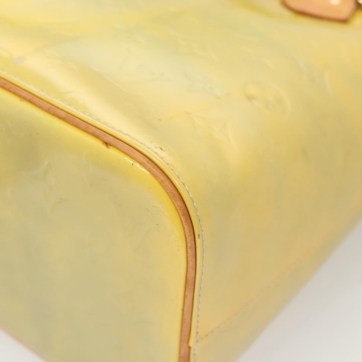 LOUIS VUITTON Monogram Vernis Houston Hand Bag Gris M91053 LV Auth bs26251