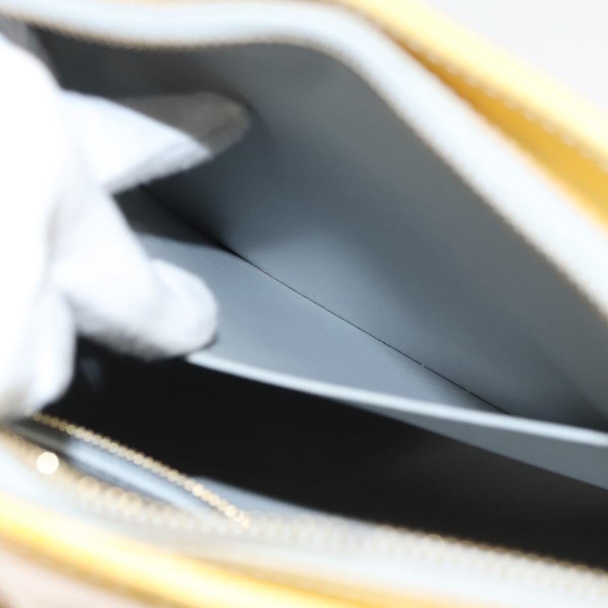 LOUIS VUITTON Monogram Vernis Houston Hand Bag Gris M91053 LV Auth bs26251