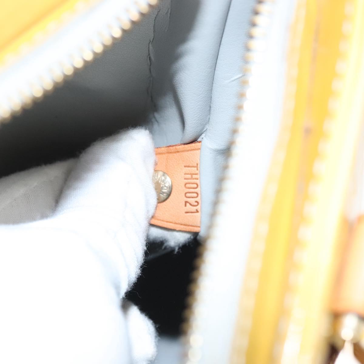 LOUIS VUITTON Monogram Vernis Houston Hand Bag Gris M91053 LV Auth bs26251