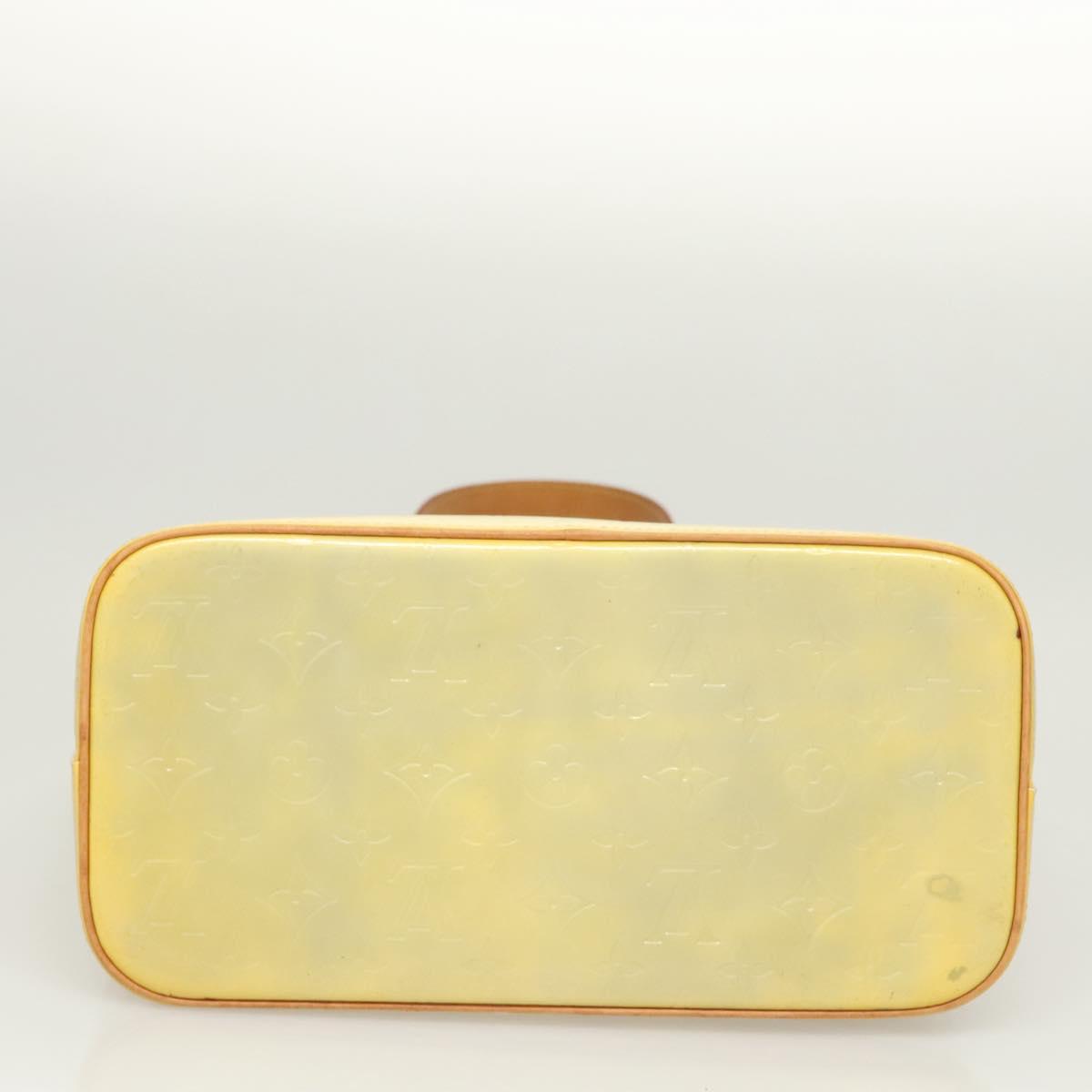 LOUIS VUITTON Monogram Vernis Houston Hand Bag Gris M91053 LV Auth bs26251