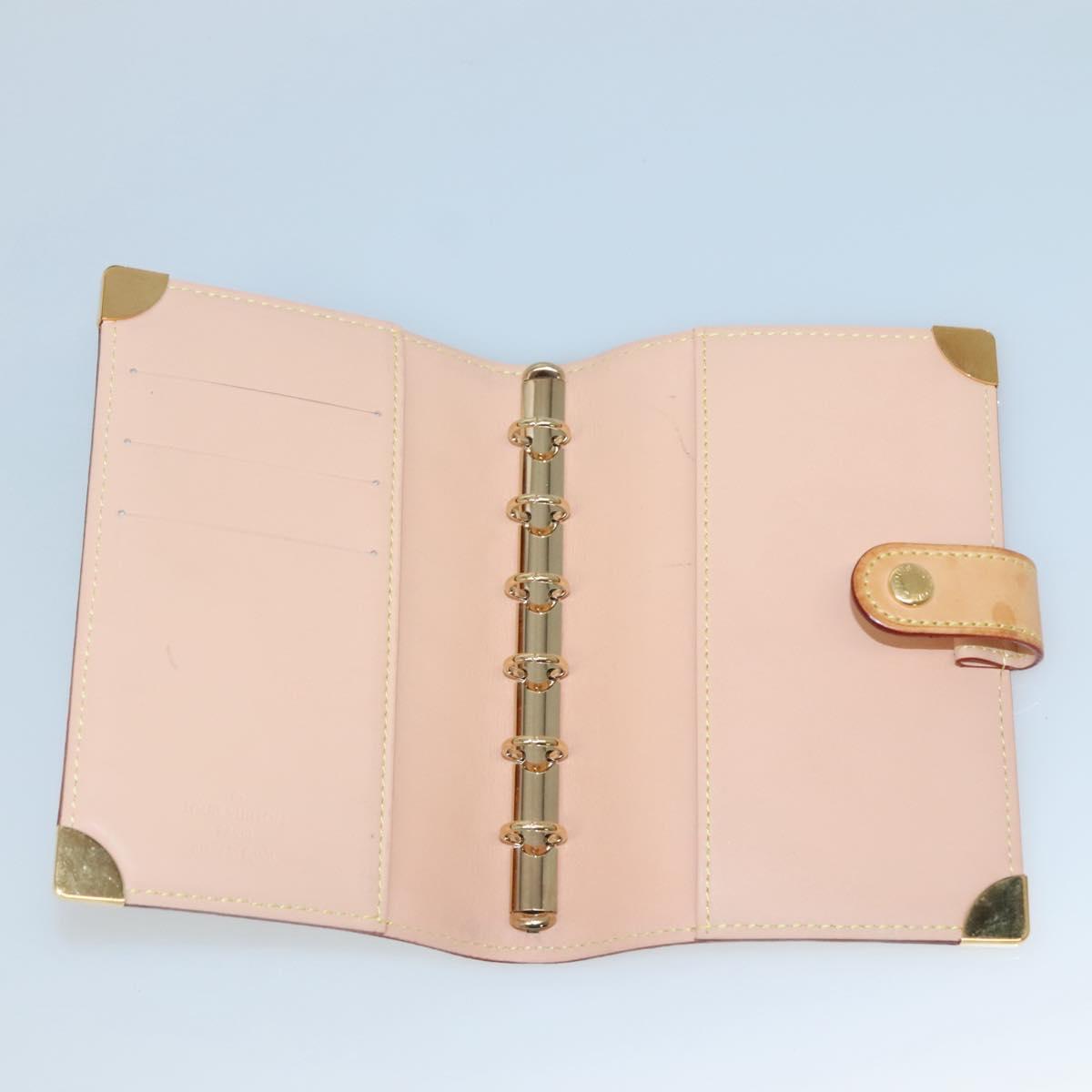 LOUIS VUITTON Multicolor Agenda PM Day Planner Cover White R21074 Auth bs26290