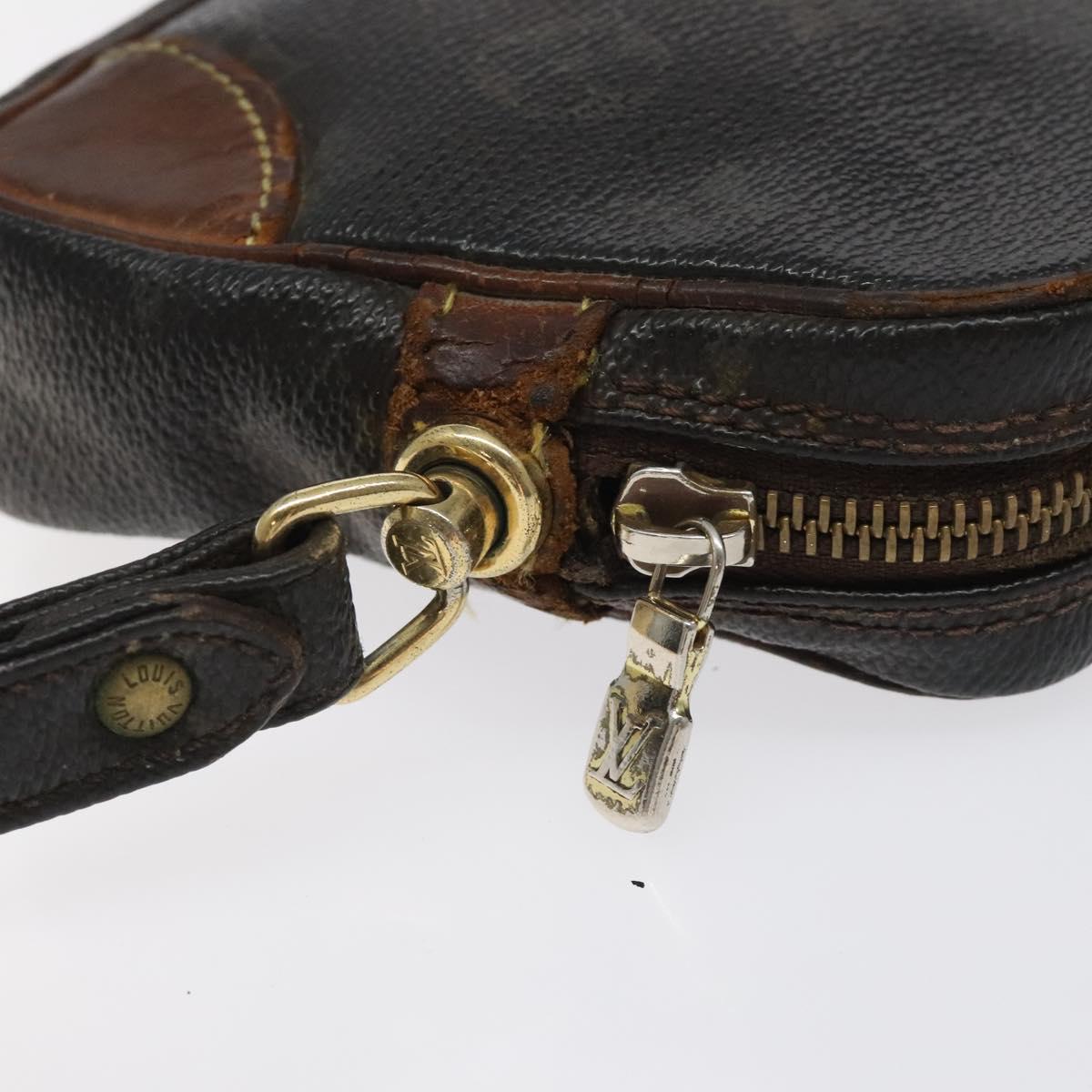 LOUIS VUITTON Monogram Marly Dragonne PM Clutch Bag M51827 LV Auth bs26292